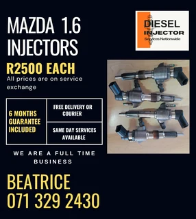 Mazda 1.6 Injectors For Sale With Warranty