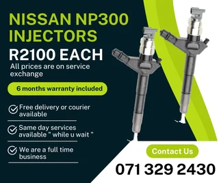 Nissan Np300 Yd25 Diesel Injectors For Sale With Warranty