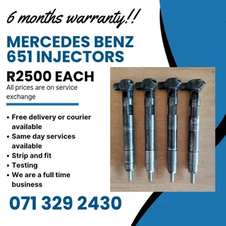 Mercedes Benz Sprinter 651 Injectors For Sale With Warranty