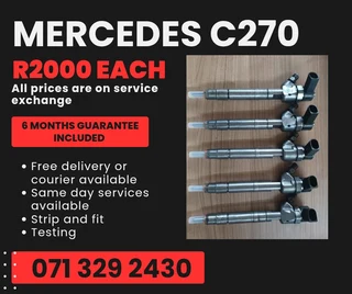 Mercedes Benz C270 Injectors For Sale With Warranty