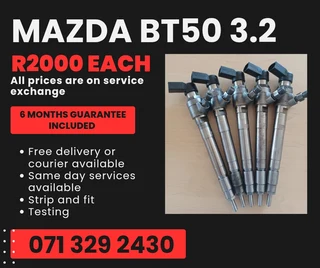 Mazda Bt50 3.2 Diesel Injectors For Sale With Warranty