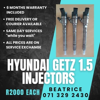 Hyundai Getz 1.5 Diesel Injectors For Sale With Warranty