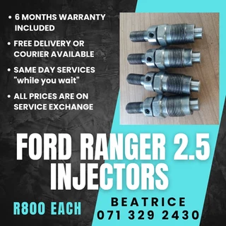 Ford Ranger 2.5 Diesel Injectors For Sale With Warranty