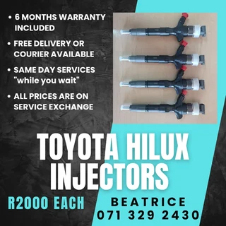 Toyota Hilux Diesel Injectors For Sale With Warranty