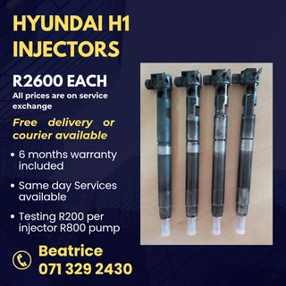 Hyundai H1 Injectors For Sale With Warranty