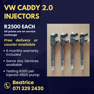 Vw Caddy 2.0 Injectors For Sale With Warranty
