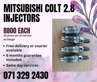 Mitsubishi Colt 2.8 Diesel Injectors For Sale With Warranty