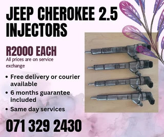Jeep Cherokee 2.5 Diesel Injectors For Sale With Warranty