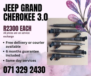 Jeep Cherokee 3.0 Diesel Injectors For Sale With Warranty