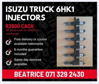 Isuzu Truck 6hk1 Injectors For Sale With Warranty