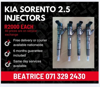 Kia Sorento 2.5 Diesel Injectors For Sale With Warranty