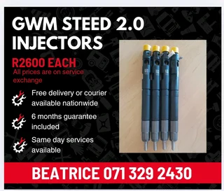 Gwm Steed 2.0 Injectors For Sale With Warranty