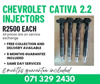 Chevrolet Captiva 2.2 Injectors For Sale With Warranty
