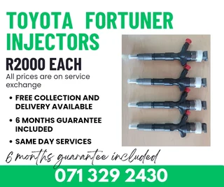 Toyota Fortuner Diesel Injectors For Sale With Warranty