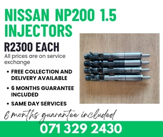 Nissan Np200 1.5 Diesel Injectors For Sale With Warranty