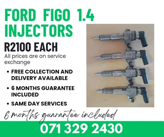 Ford Figo 1.4 Diesel Injectors For Sale With Warranty
