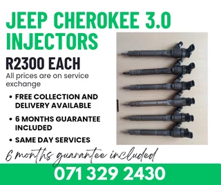 Jeep Grand Cherokee 3.0 Injectors For Sale With Warranty