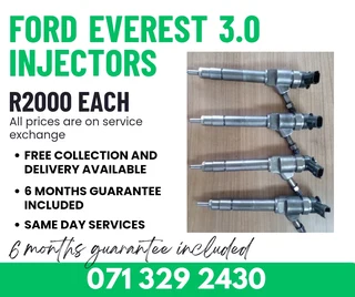 Ford Everest 3.0 Diesel Injectors For Sale With Warranty
