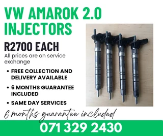 Vw Amarok 2.0 Diesel Injectors For Sale With Warranty
