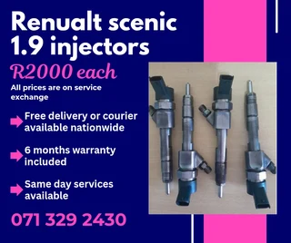 Renualt Scenic 1.9 Injectors For Sale With Warranty