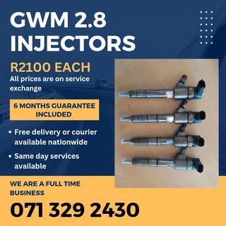 Gwm 2.8 Diesel Injectors For Sale With Warranty