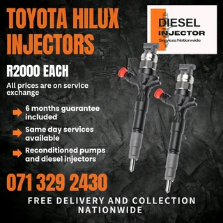 Toyota Hilux Diesel Injectors For Sale With Warranty