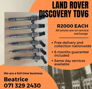 Land Rover Discovery Tdv6 Diesel Injectors For Sale With Warranty