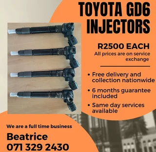 Toyota Gd6 Diesel Injectors For Sale With Warranty