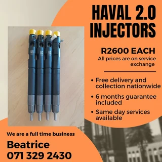 Haval 2.0 Injectors For Sale With Warranty