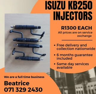 Isuzu Kb250 Diesel Injectors For Sale With Warranty