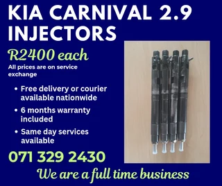 Kia Carnival 2.9 Diesel Injectors For Sale With Warranty