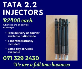 Tata 2.2 Injectors For Sale With Warranty On