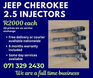 Jeep Cherokee 2.5 Diesel Injectors For Sale With Warranty On