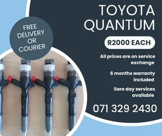 Toyota Quantum Diesel Injectors For Sale With Warranty On