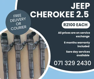 JEEP GRAND CHEROKEE 2.5 DIESEL INJECTORS FOR SALE WITH WARRANTY