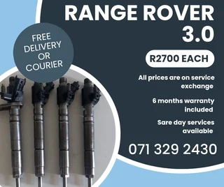 Range Rover 3.0 Injectors For Sale With Warranty