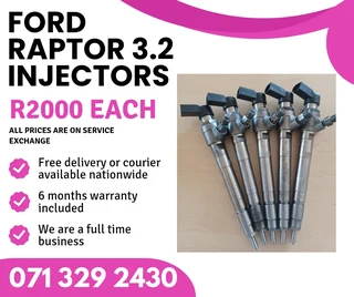 Ford Raptor 3.2 Injectors For Sale With Warranty