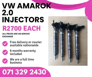 Vw Amarok 2.0 Diesel Injectors For Sale With Warranty