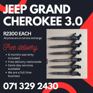Jeep Grand Cherokee 3.0 Injectors For Sale With Warranty