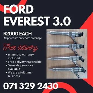 Ford Everest 3.0 Diesel Injectors For Sale With Warranty
