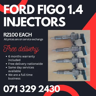 Ford Figo 1.4 Diesel Injectors For Sale With Warranty
