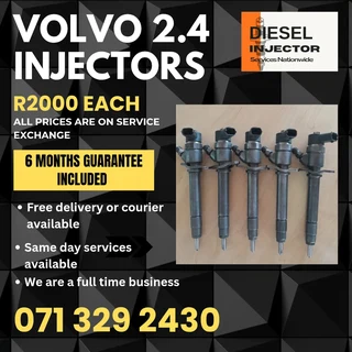Volvo 2.4 Diesel Injectors For Sale With Warranty