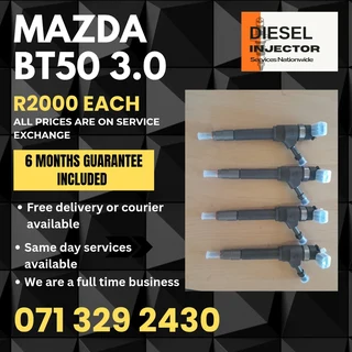 Mazda Bt50 3.0 Diesel Injectors For Sale With Warranty