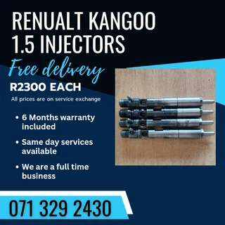 Renualt Kangoo 1.5 Diesel Injectors For Sale With Warranty