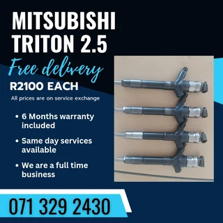 Mitsubishi Triton 2.5 Injectors For Sale With Warranty