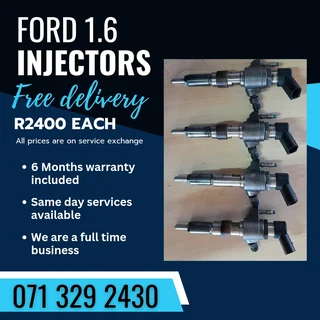 Ford 1.6 Injectors For Sale With Warranty