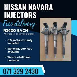 Nissan Navara Injectors For Sale With Warranty