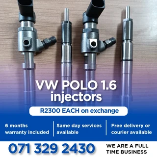 Vw Polo 1.6 Diesel Injectors For Sale With Warranty On