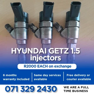 Hyundai Getz 1.5 Diesel Injectors For Sale With Warranty