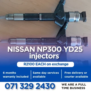 Nissan Np300 Yd25 Diesel Injectors For Sale With Warranty